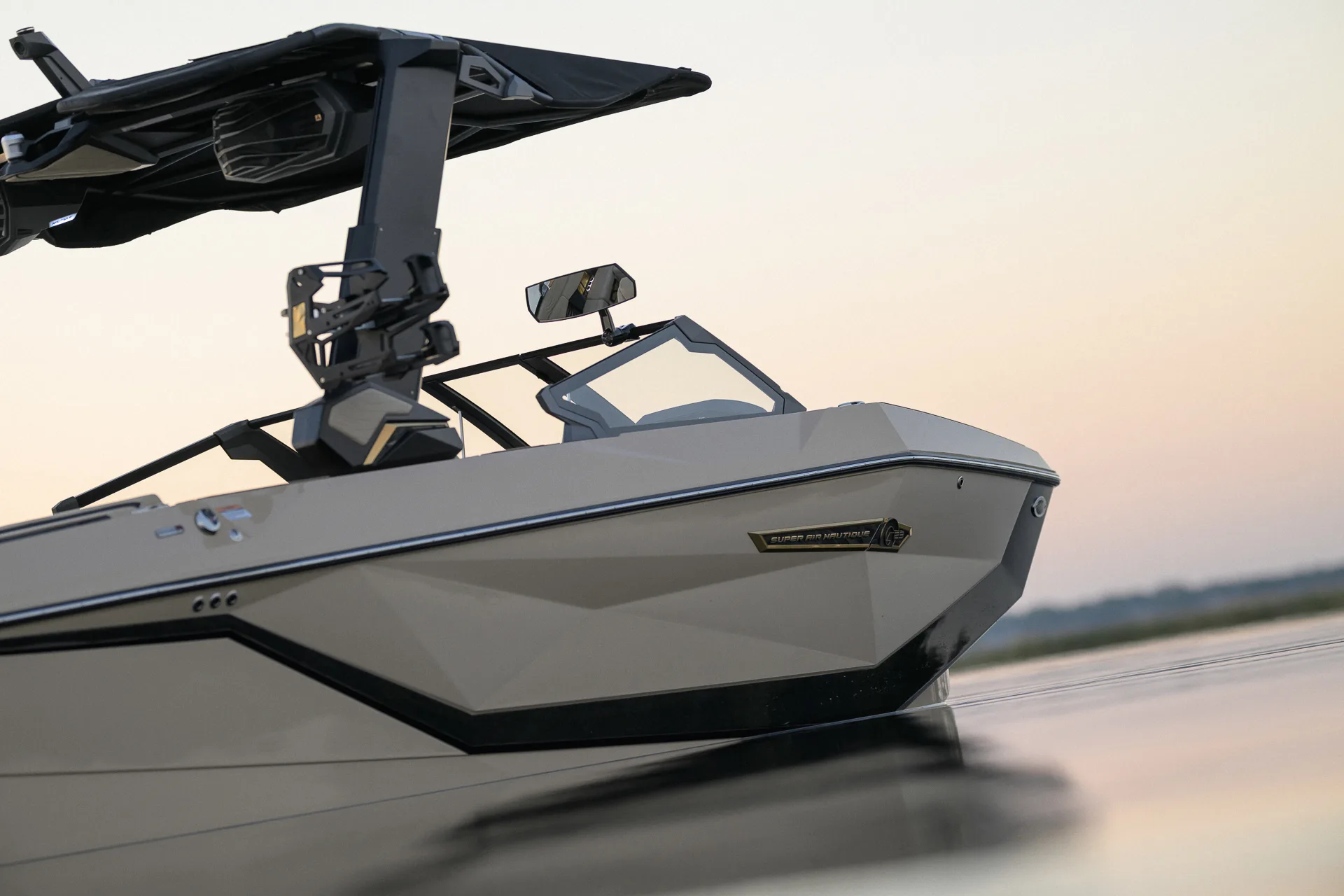 Nautique Boat sunset